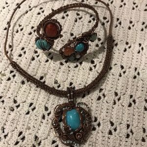 Handmade necklace and bracelet